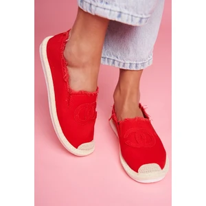 Women’s Espadrilles Red Flaure