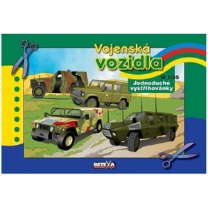 Vojenská vozidla - vystřihovánky