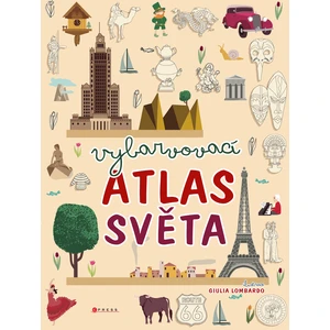 Vybarvovací atlas světa - Guilia Lombardo