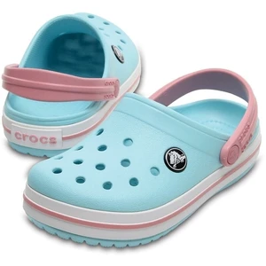 Crocs Kids' Crocband Clog Ice Blue/White 34-35