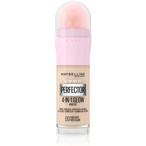 Maybelline Instant Age Rewind Perfector 4-in-1 Glow rozjasňující make-up pro přirozený vzhled odstín 00 Fair 20 ml