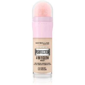 Maybelline Instant Age Rewind Perfector 4-in-1 Glow rozjasňujúci make-up pre prirodzený vzhľad odtieň 00 Fair 20 ml