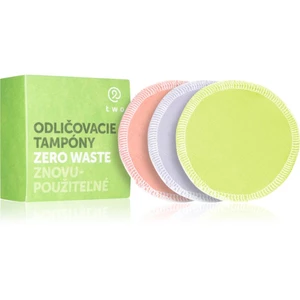 Two Cosmetics Zero Waste pratelné odličovací tampony 7 ks