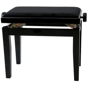 GEWA Piano Bench Deluxe Negru puternic polisat