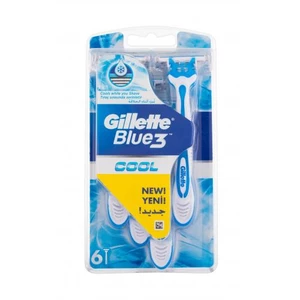 Gillette Blue3 Cool 6 ks holiaci strojček pre mužov