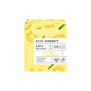 Bielenda Eco Sorbet Pineapple hydratační a rozjasňující pleťový krém 50 ml