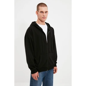 Trendyol Black Men's Oversize Fit Sweatshirt