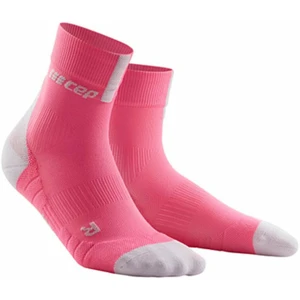 CEP WP4BGX Compression Short Socks 3.0 Rose-Light Grey III