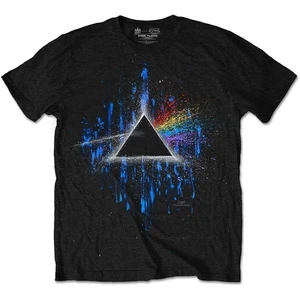 Pink Floyd T-Shirt Dark Side of the Moon Blue Splatter Blau XL