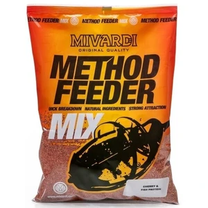 Mivardi Method Feeder Mix 1 kg Cherry & Fish Protein Krmivo / Krmítková směs