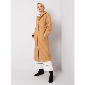 RUE PARIS Beige bouclé coat