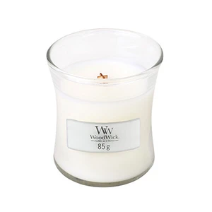 WoodWick Vonná svíčka váza White Teak 85 g