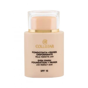 Collistar Even Finish Foundation+Primer 24h Perfect Skin make-up a podkladová báza SPF 15 odtieň 3 Sand 35 ml