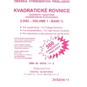 Kvadratické rovnice I.diel -- Zbierka vyriešených príkladov