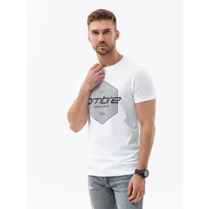 Ombre Men's printed cotton t-shirt