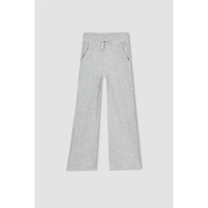 DEFACTO Girls Ribbed Camisole Wide Leg Sweatpants