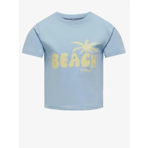 Light blue girls' T-shirt ONLY Amy - Girls