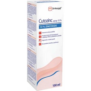Dr Konrad Cutozinc Spray 10% upokojujúci sprej pre citlivú a podráždenú pokožku 100 ml