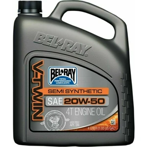 Bel-Ray V-Twin Semi-Synthetic 20W-50 4L Motorový olej