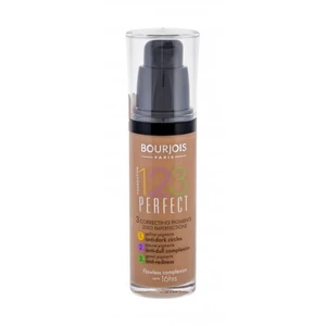 BOURJOIS Paris 123 Perfect 30 ml make-up pre ženy 58 Dark Bronze s ochranným faktorom SPF