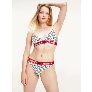 Tommy Hilfiger White-Red Thongs Thong Print with Rubber - Women