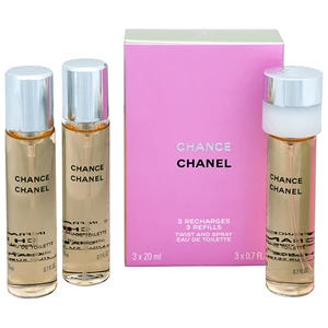 Chanel Chance - Refill woda toaletowa dla kobiet 3 x 20 ml