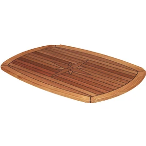 Talamex Teak Tabletop Half Ellips