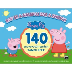 JIRI MODELS Album samolepky Peppa Pig Bav se a nalepuj zas a znovu!