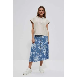 Lyocell skirt with a print