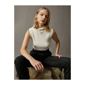 Koton Ribbed Sleeveless Sweater