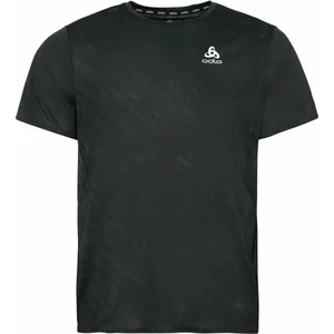 Odlo The Zeroweight Engineered Chill-tec Running T-shirt Shocking Black Melange S