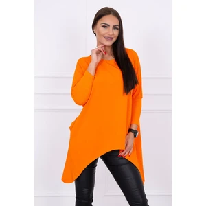 Blouse oversize orange