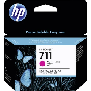 HP Ink 711 originál balenie po 3 ks purpurová CZ135A