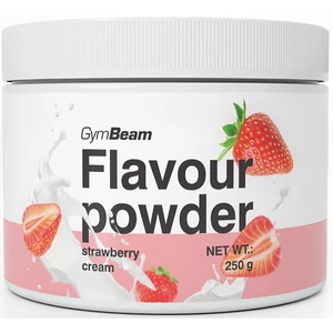 GymBeam Flavour powder jahodový krém 250 g