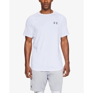 Pánské triko Under Armour Raid 2.0 SS Left Chest  White/Steel  XS