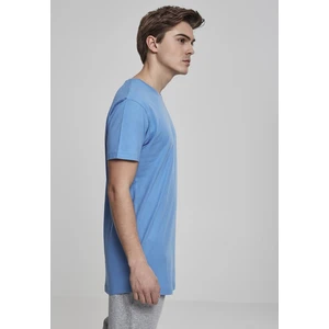 Long T-shirt in the shape of horizontal blue