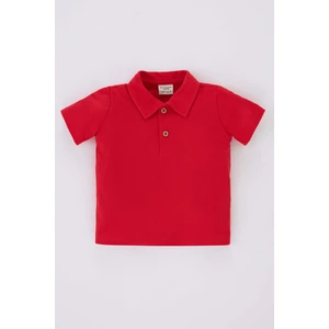 DEFACTO Baby Boy Regular Fit Pique Short Sleeve T-Shirt