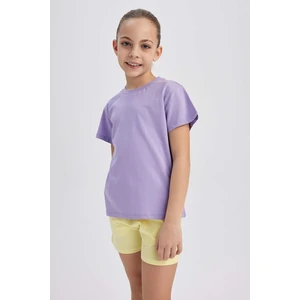 DEFACTO Girl Regular Fit Short Sleeve T-Shirt