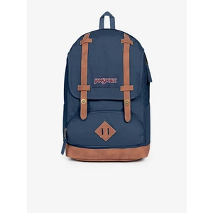 Ruksak Jansport tmavomodrá farba, veľký, jednofarebný