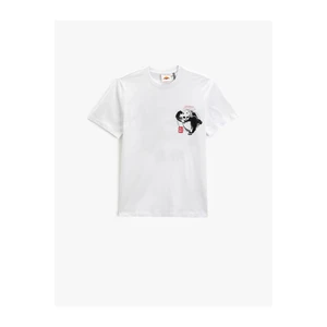 Koton Kung Fu Panda T-Shirt Licensed Printed Crewneck