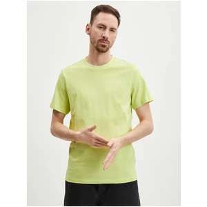 Light green men's T-shirt Guess Aidy - Men