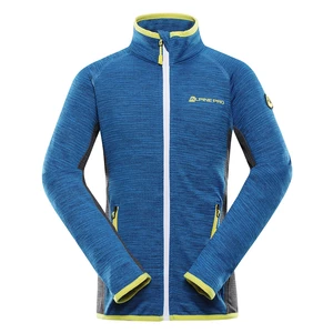 Kids quick-drying sweatshirt ALPINE PRO EASERO electric blue lemonade