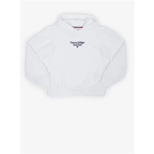 White Girls' Hoodie Tommy Hilfiger - Girls