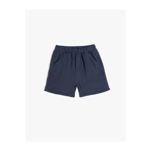 Koton Shorts with Pocket. Elastic Waist. Cotton