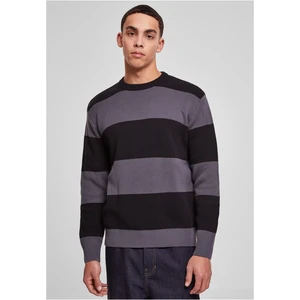 Men's Striped Sweater Black/Dark Shade