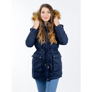 Women's parka GLANO - dark blue