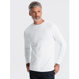 Ombre Men's unprinted longsleeve - white