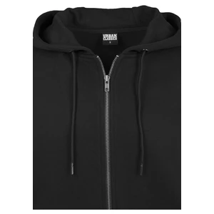 Basic Zipper Hoody Black