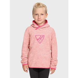 Children's fleece hoodie Kilpi FLOND-JG Pink