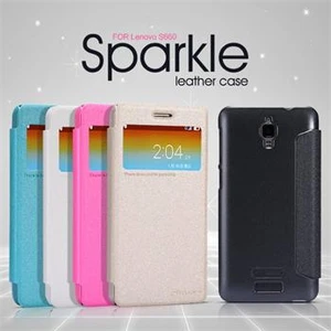 Tok Nillkin Sparkle S-View Lenovo S586, Black